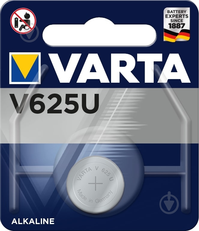 Батарейка Varta V625U 1 шт. (4626101401) - фото 1