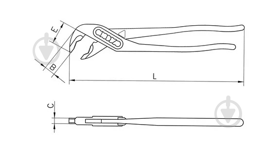 Ключ Cobra 180мм WURTH 07150233 - фото 2