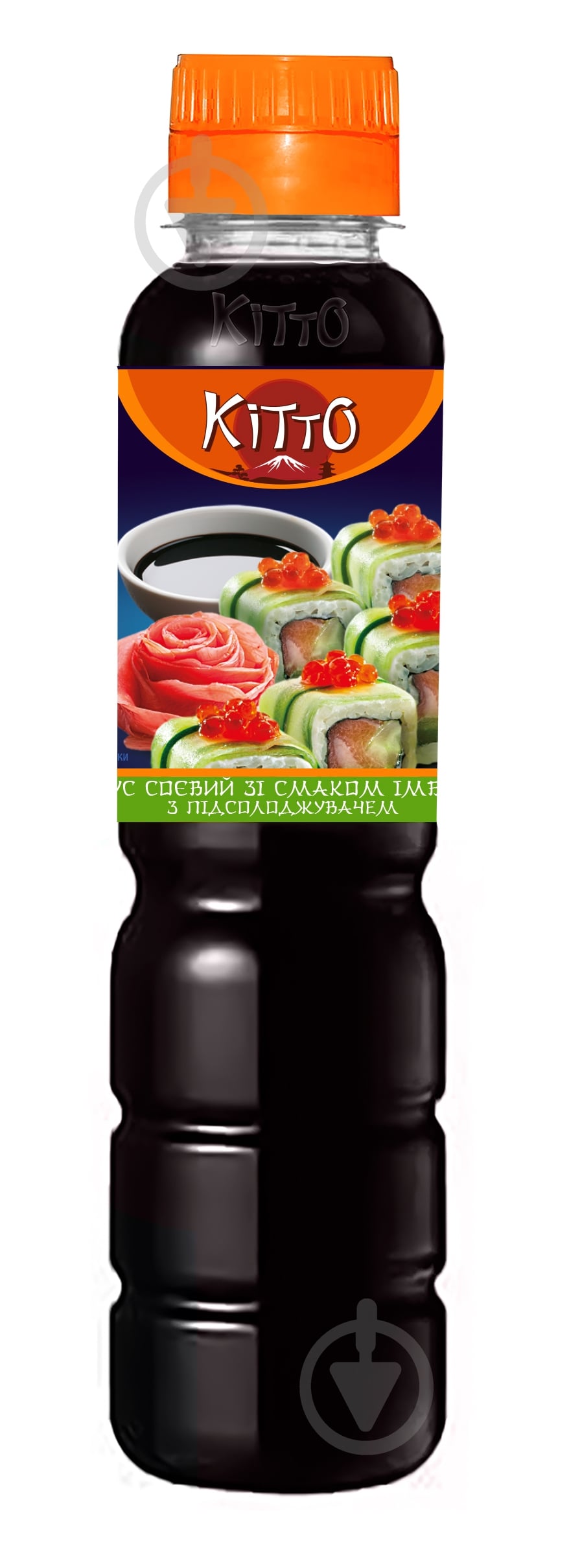 Соус соевый Кітто со вкусом имбиря 200 мл - фото 1 Соус соевый Кітто со вкусом имбиря 200 мл - фото 1