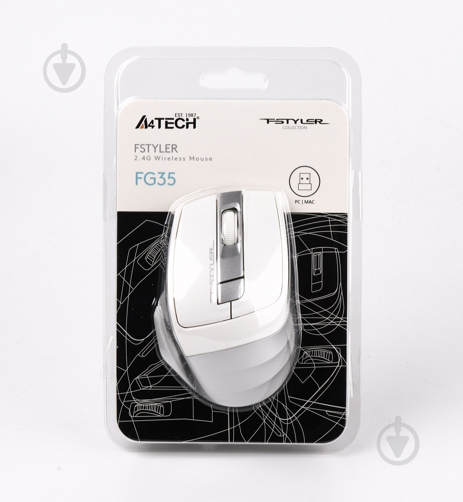 Мышка A4Tech FG35 (Silver) silver (FG35 (Silver)) - фото 5