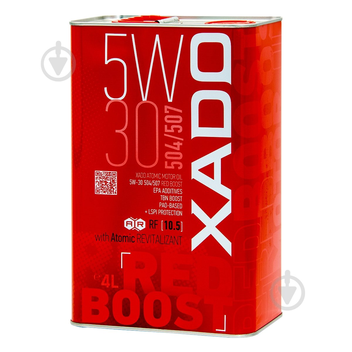 Моторна олива синтетична XADO Atomic Oil 504/507 RED BOOST 5W-30 4 л (ХА 26296) - фото 3 Моторна олива синтетична XADO Atomic Oil 504/507 RED BOOST 5W-30 4 л (ХА 26296) - фото 3