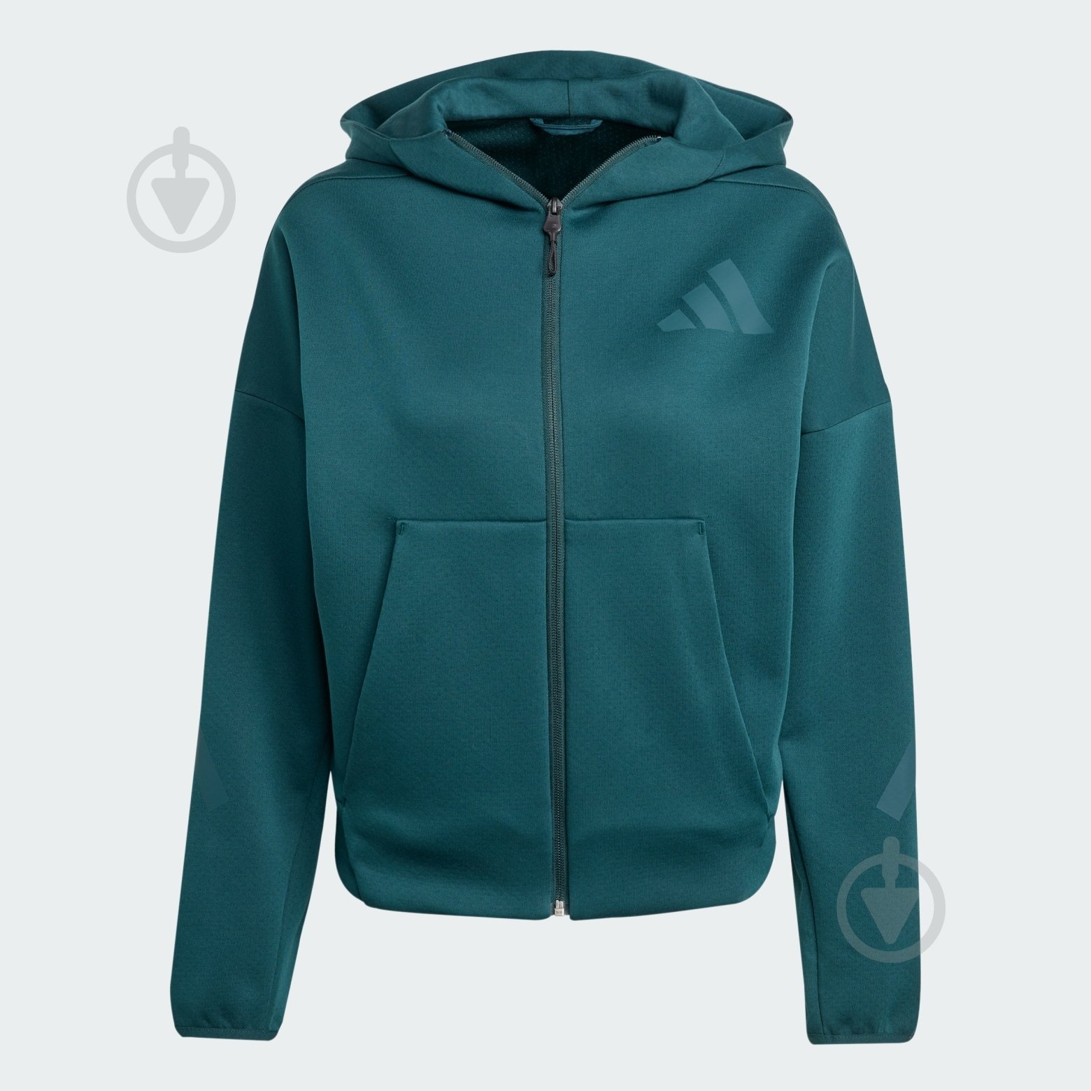 Джемпер Adidas W Z.N.E. FZ JW5321 р.XS зеленый - фото 7 Джемпер Adidas W Z.N.E. FZ JW5321 р.XS зеленый - фото 7