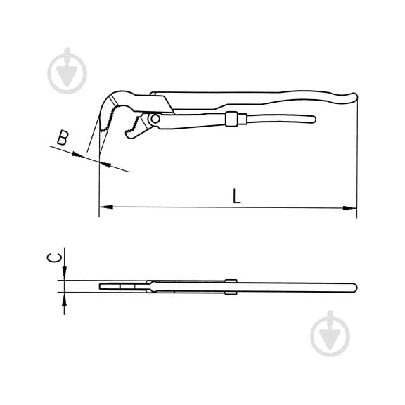 Ключ S-подібні губки 1 1/2IN WURTH 07140661 - фото 2 Ключ S-подібні губки 1 1/2IN WURTH 07140661 - фото 2