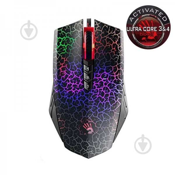 Мышка A4Tech A70A Bloody (Crackle) black - фото 1