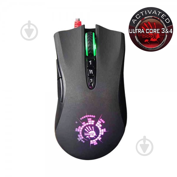 Мишка A4Tech A90A Bloody (Black) black - фото 1