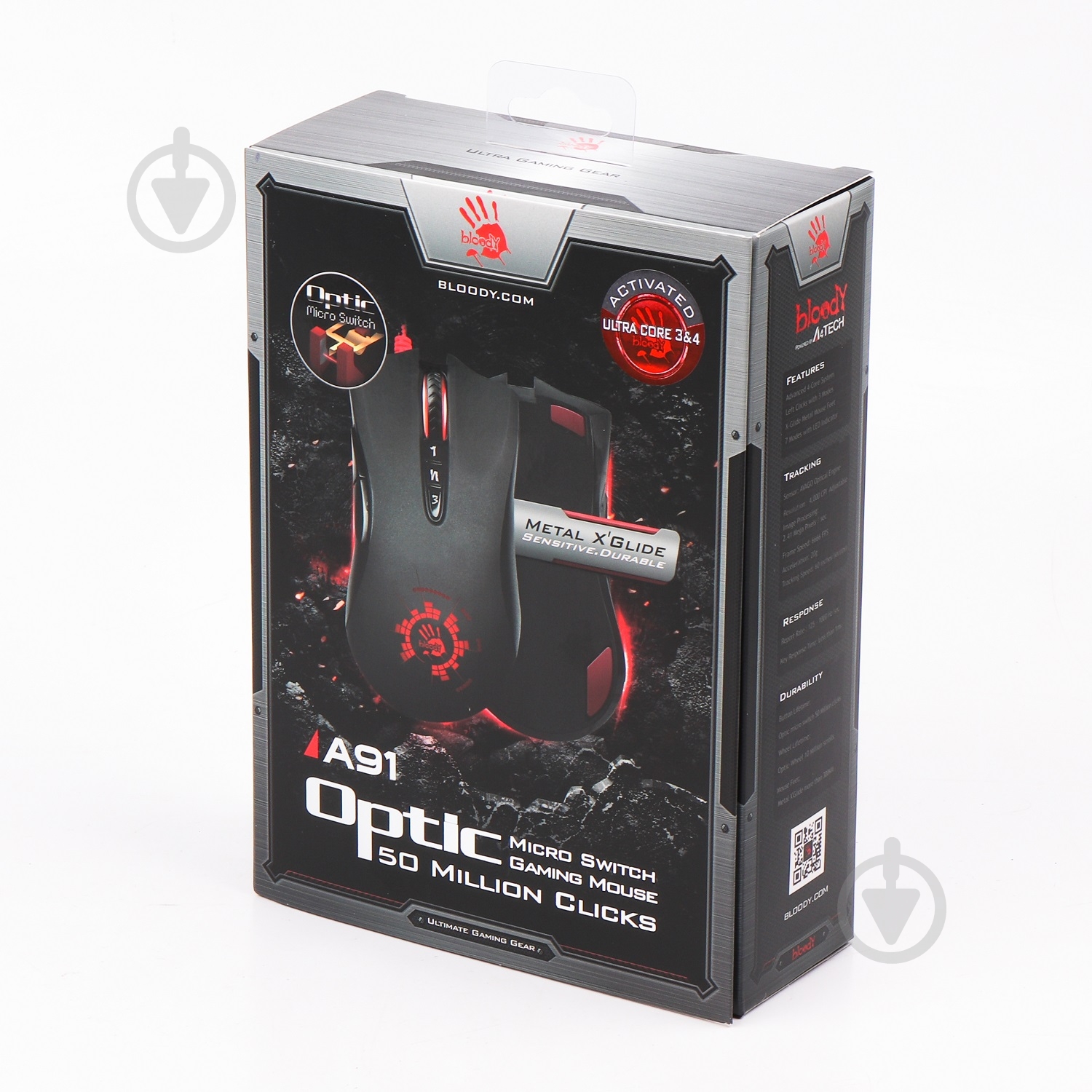 Мишка A4Tech A90A Bloody (Black) black - фото 6