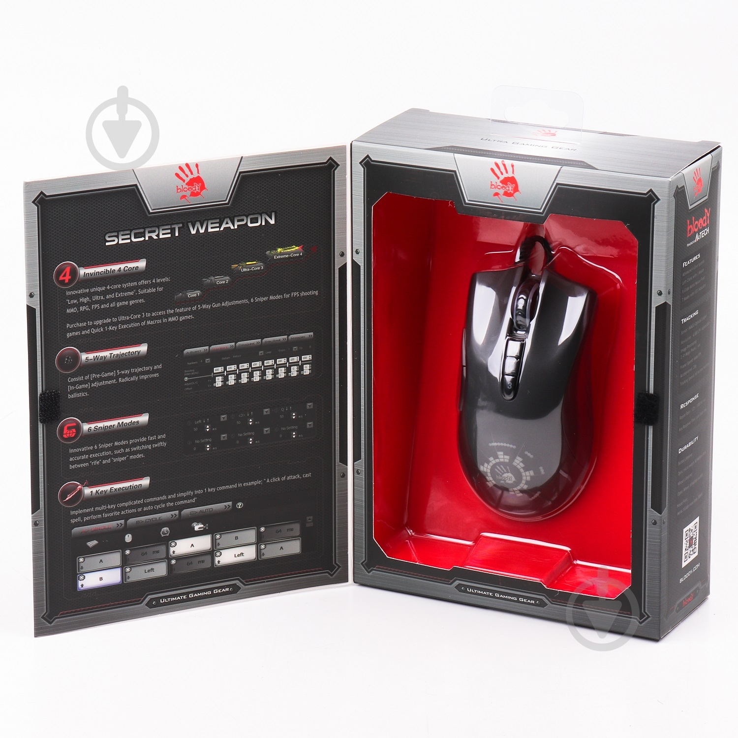 Мишка A4Tech A90A Bloody (Black) black - фото 7