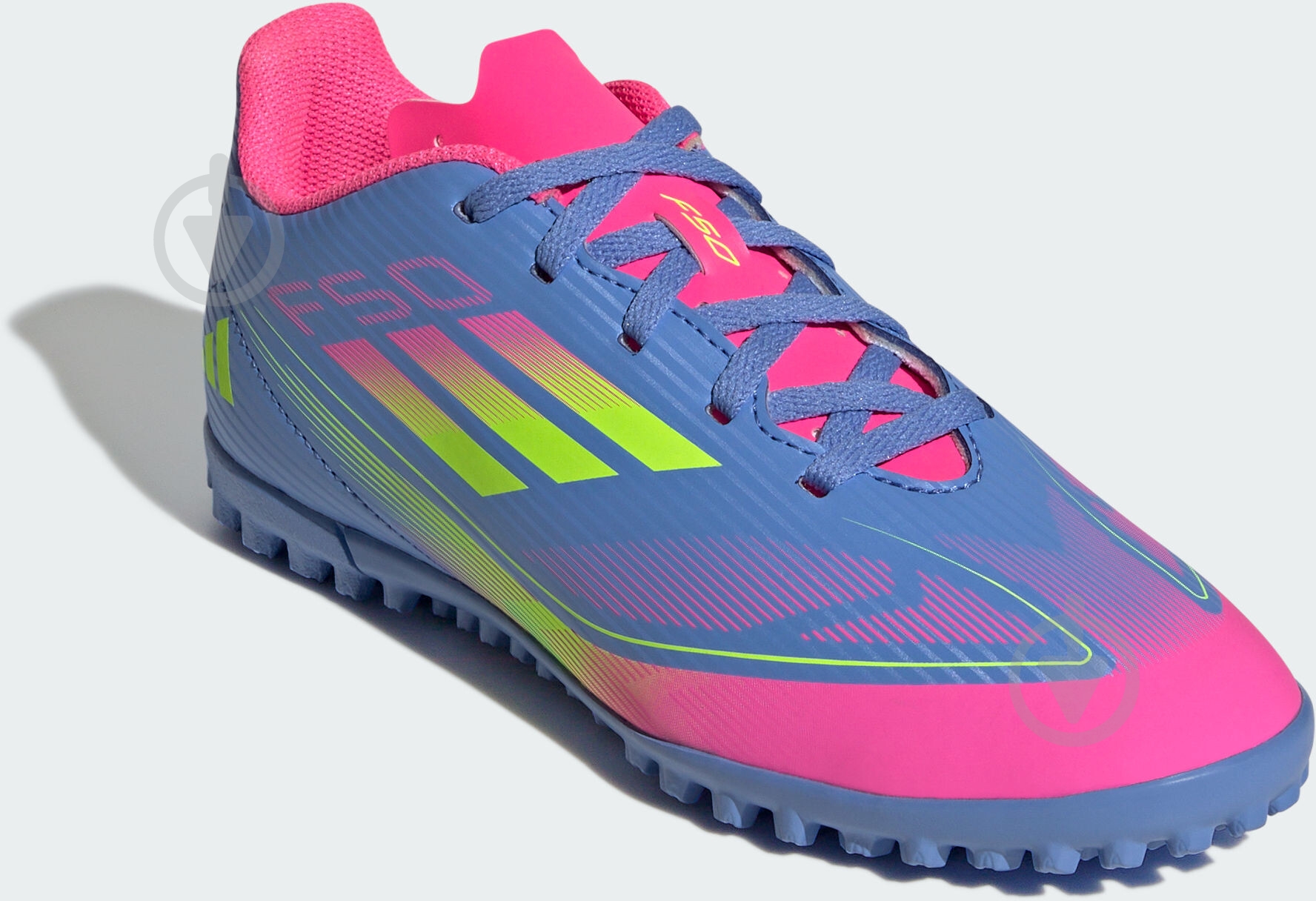 Сороконожки Adidas F50 CLUB TF J IE3733 р.35,5 белый - фото 3 Сороконожки Adidas F50 CLUB TF J IE3733 р.35,5 белый - фото 3