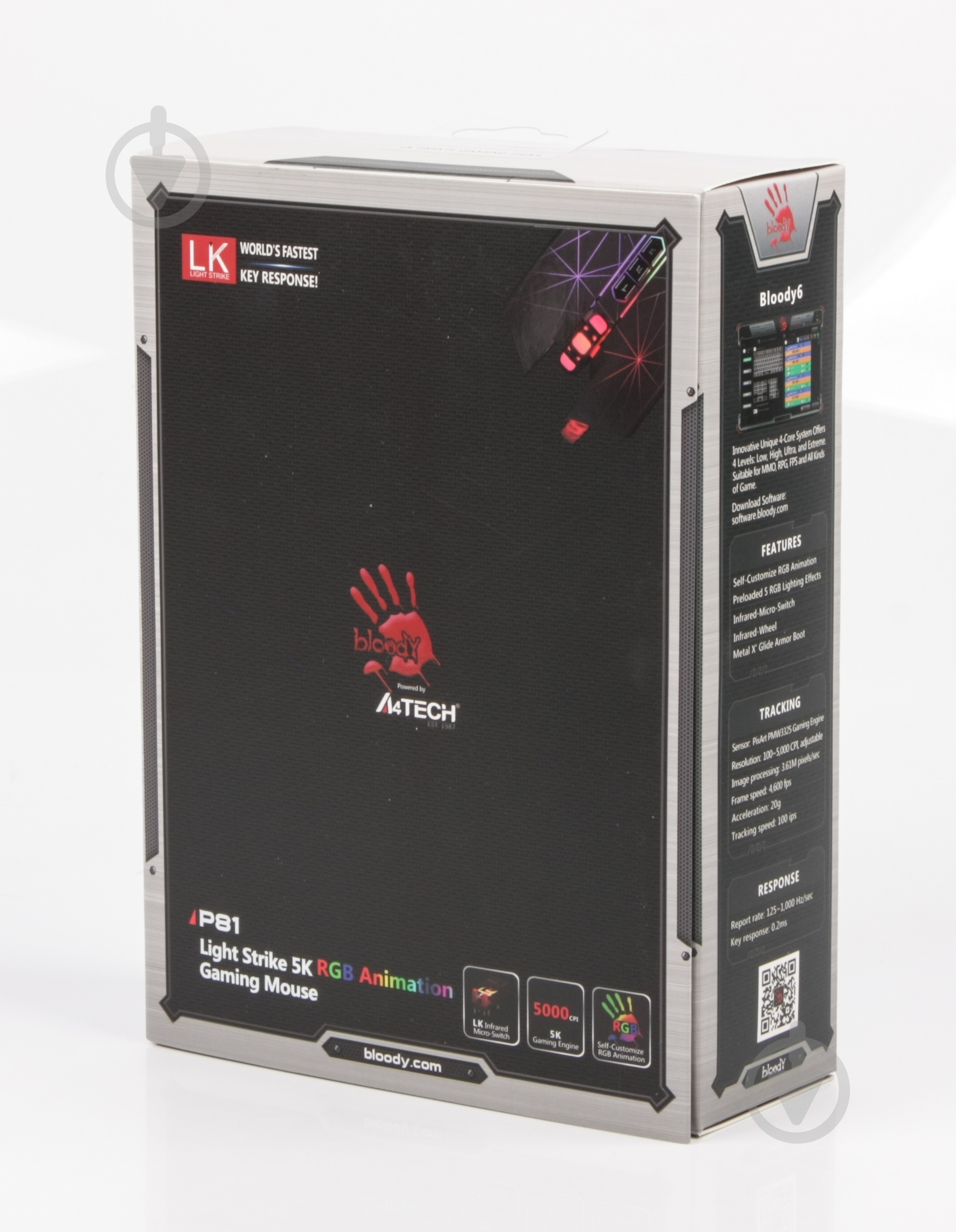 Мышка A4Tech AL90A Bloody (Black) black - фото 6