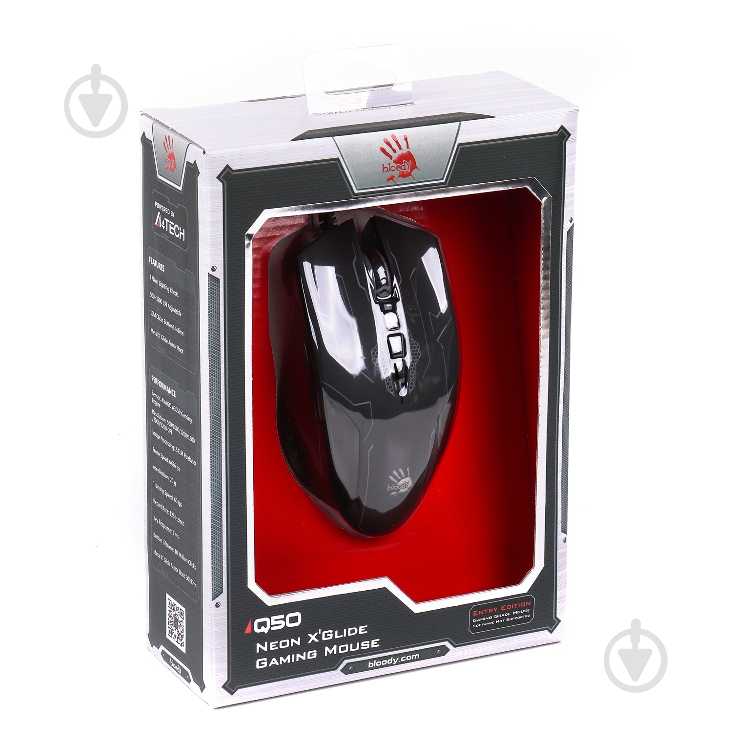Мишка A4Tech Q50 Bloody Battlefield black - фото 3