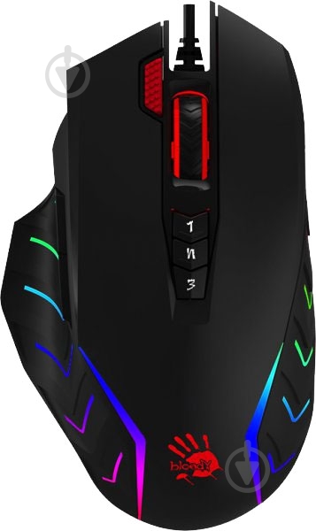 Мышка A4Tech J95A Bloody (Black) Activated black - фото 1