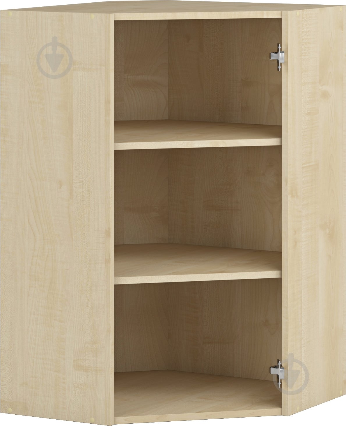 Шкаф верхний угловой 600x927x600 мм клен - фото 1 Шкаф верхний угловой 600x927x600 мм клен - фото 1
