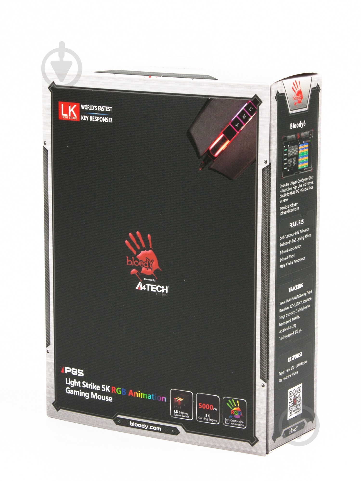 Мышка A4Tech P85 Bloody Black black - фото 6