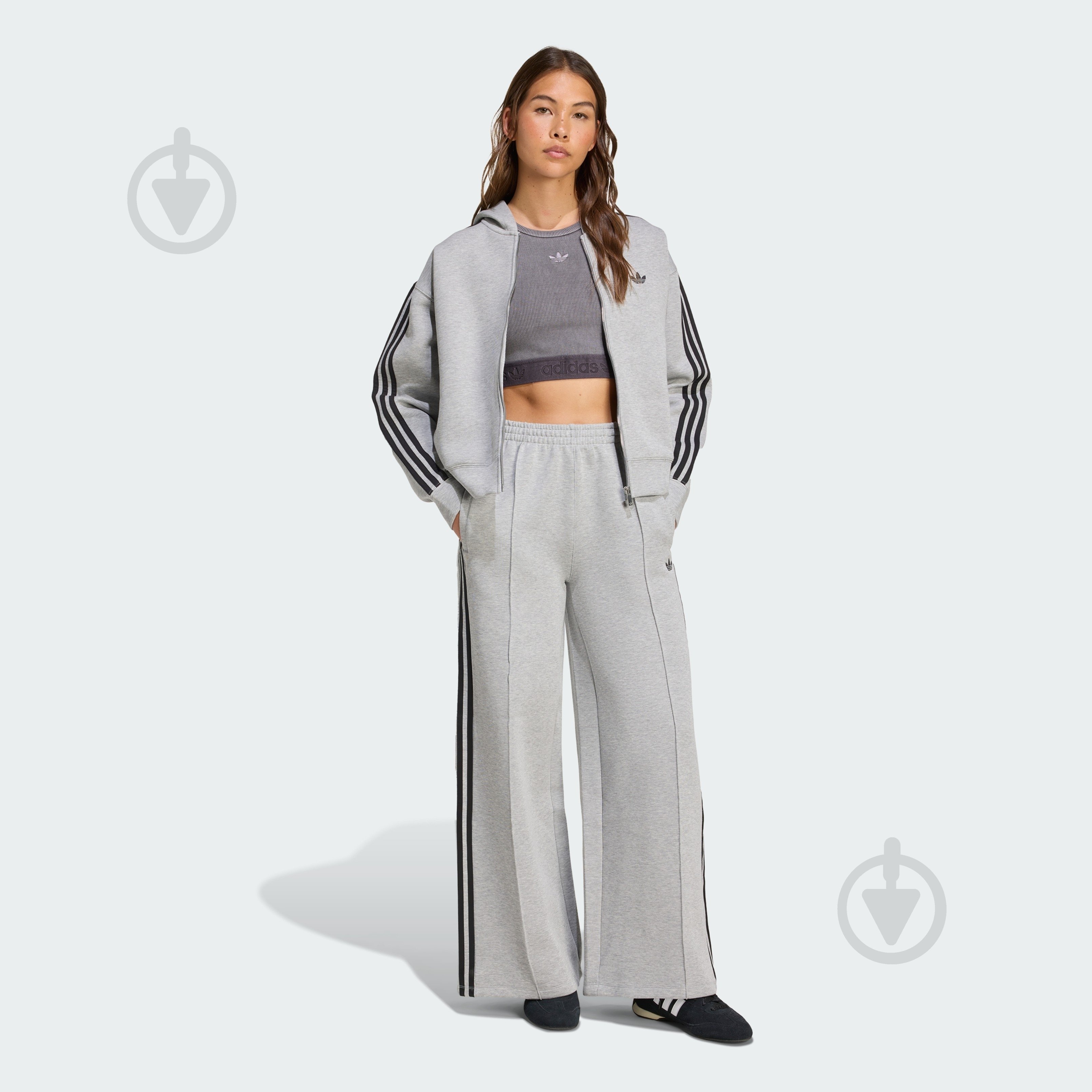 Джемпер Adidas SPACER 3S FZ JY2620 р.XS сірий - фото 5 Джемпер Adidas SPACER 3S FZ JY2620 р.XS сірий - фото 5