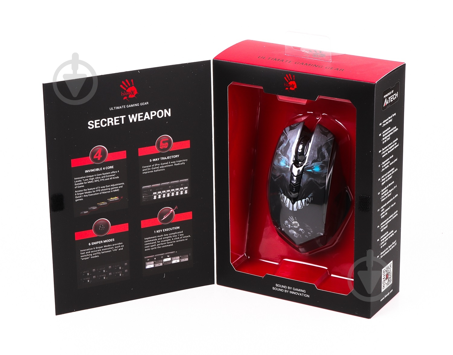 Мышка A4Tech R80A Bloody (Skull) black - фото 6 Мышка A4Tech R80A Bloody (Skull) black - фото 6
