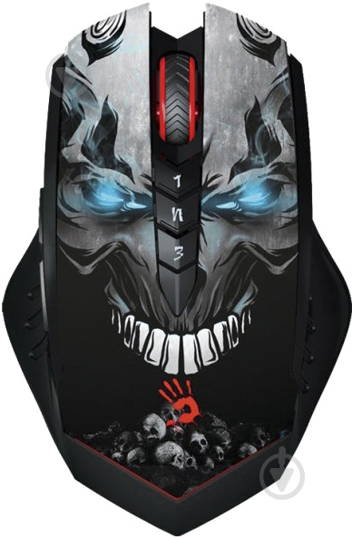 Мышка A4Tech R80A Bloody (Skull) black - фото 1 Мышка A4Tech R80A Bloody (Skull) black - фото 1