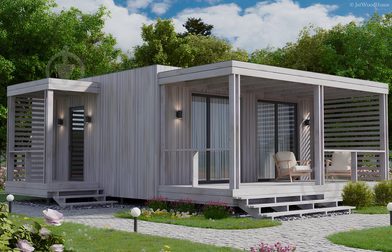 Модульний будинок Jet 1.2 40,95 м² (комплектація «Стандарт») - фото 1