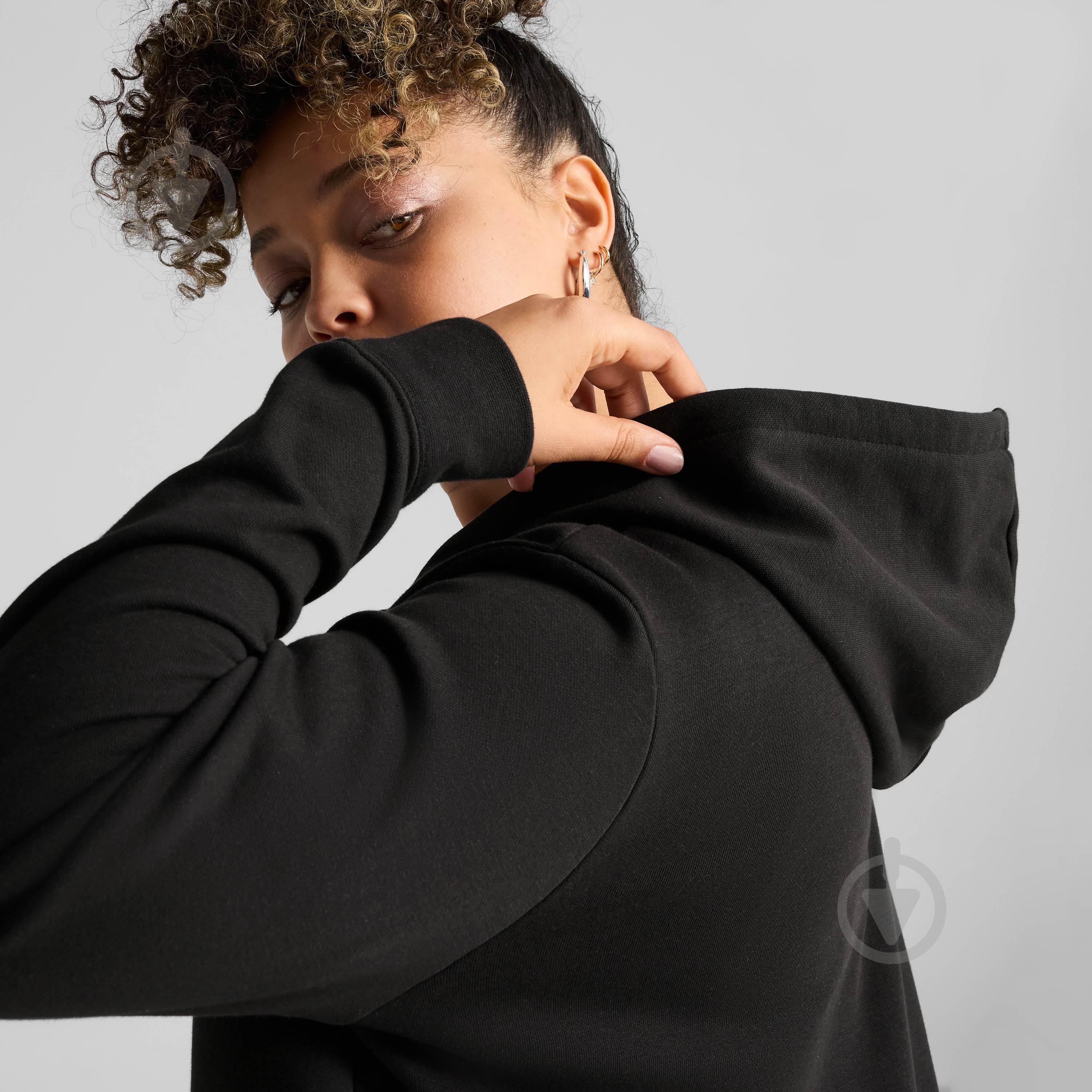 Джемпер Puma ESS Full-Zip Hoodie FL 68240401 р.XS чорний - фото 3