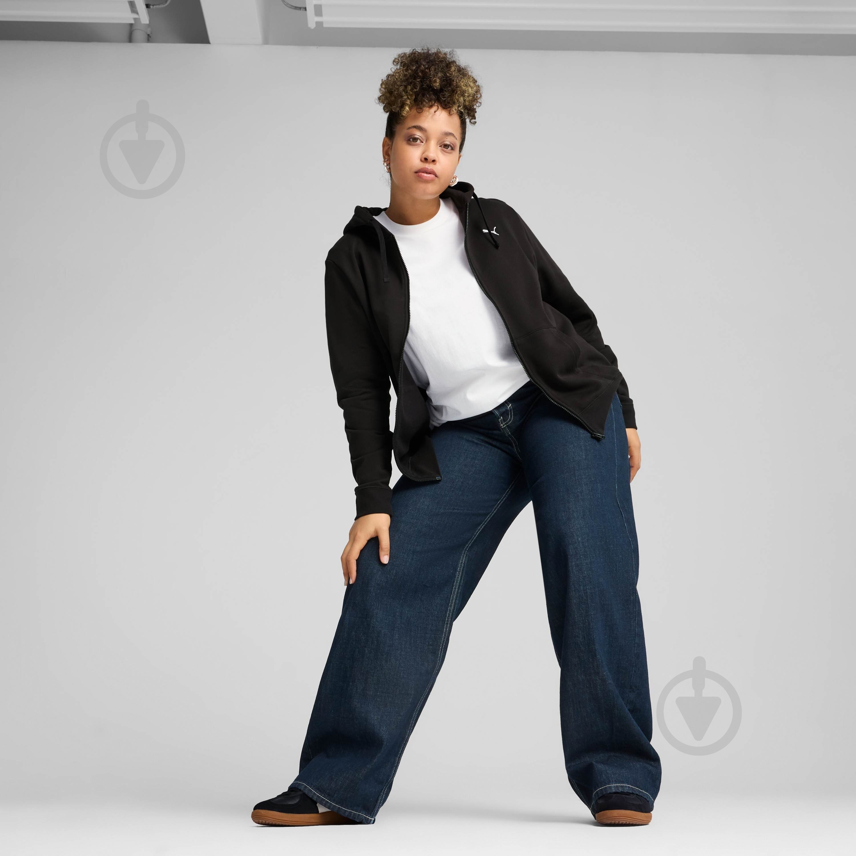 Джемпер Puma ESS Full-Zip Hoodie FL 68240401 р.XS чорний - фото 5