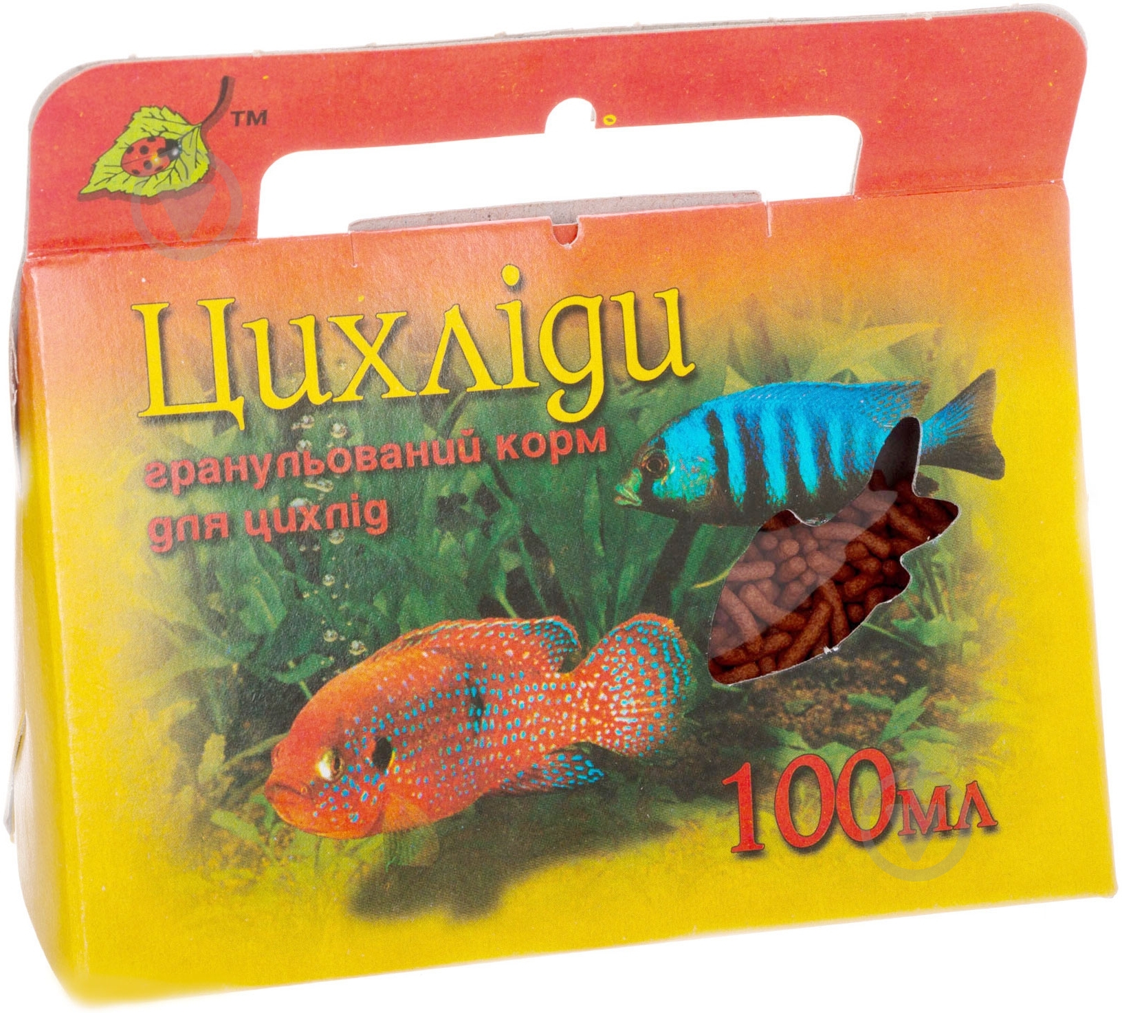 Корм Природа Цихлиды 100 мл PR740128 (мука кормовая из рыбы) - фото 1