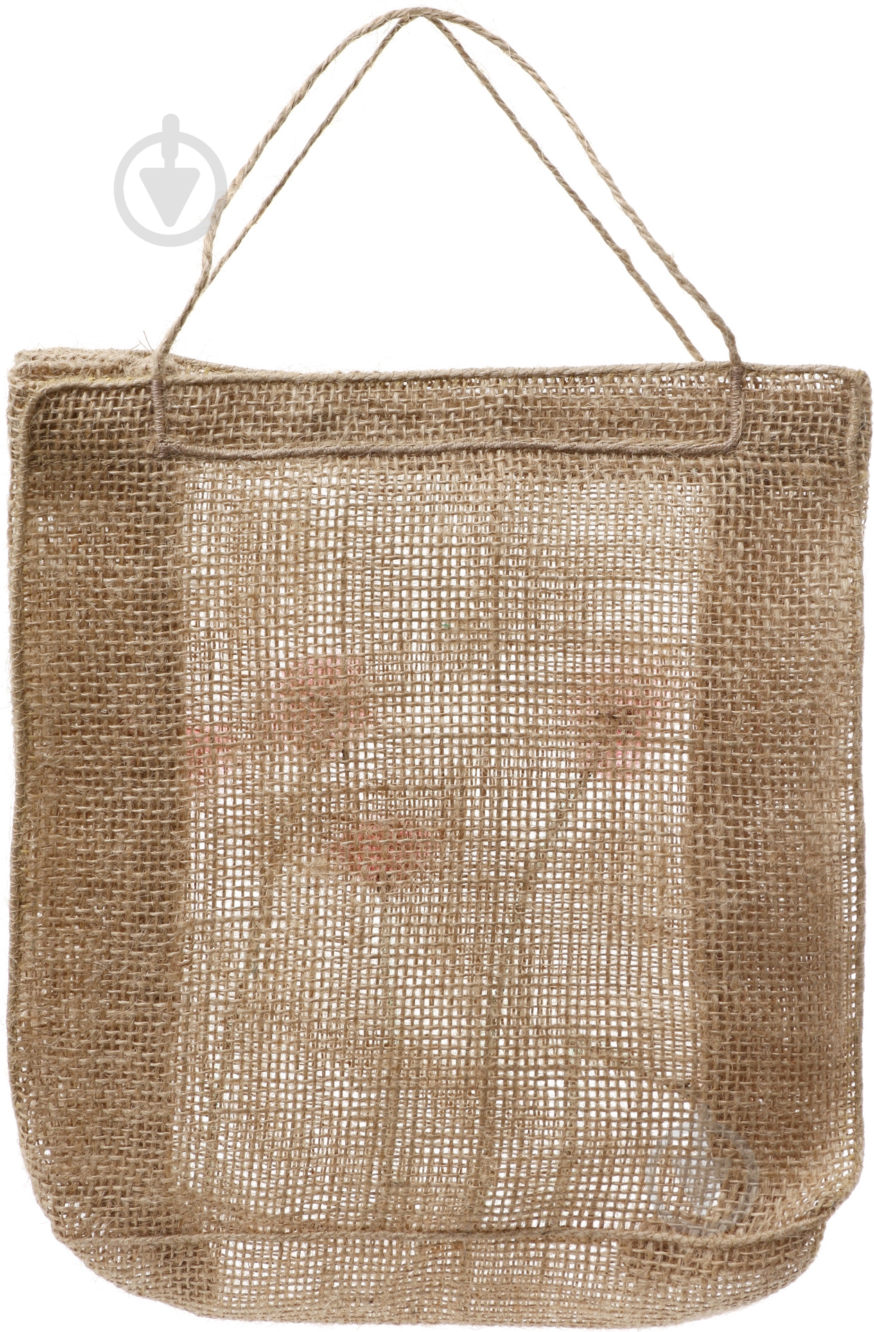 Сумка подарункова з мішковини Маки 21х7х23 см - фото 3 Сумка подарункова з мішковини Маки 21х7х23 см - фото 3