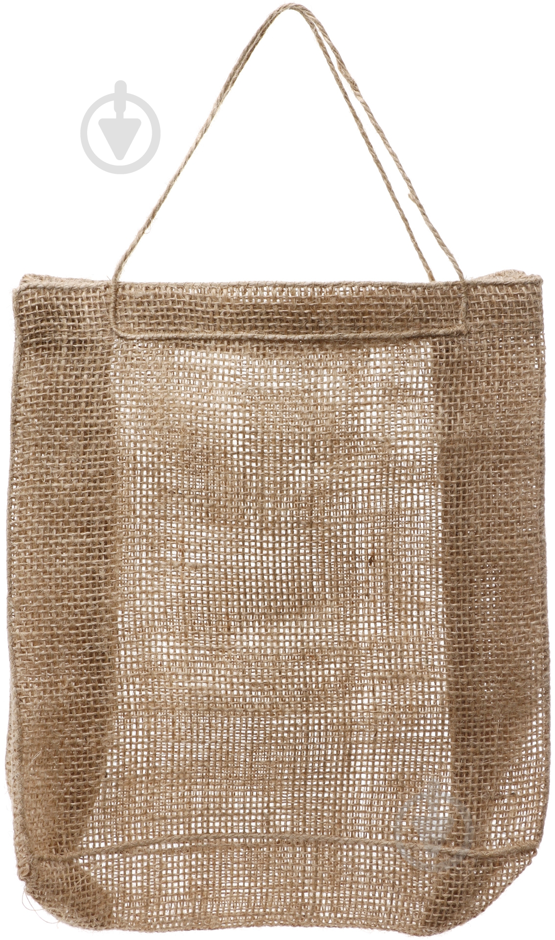 Сумка подарункова з мішковини 21х7х23 см - фото 1 Сумка подарункова з мішковини 21х7х23 см - фото 1