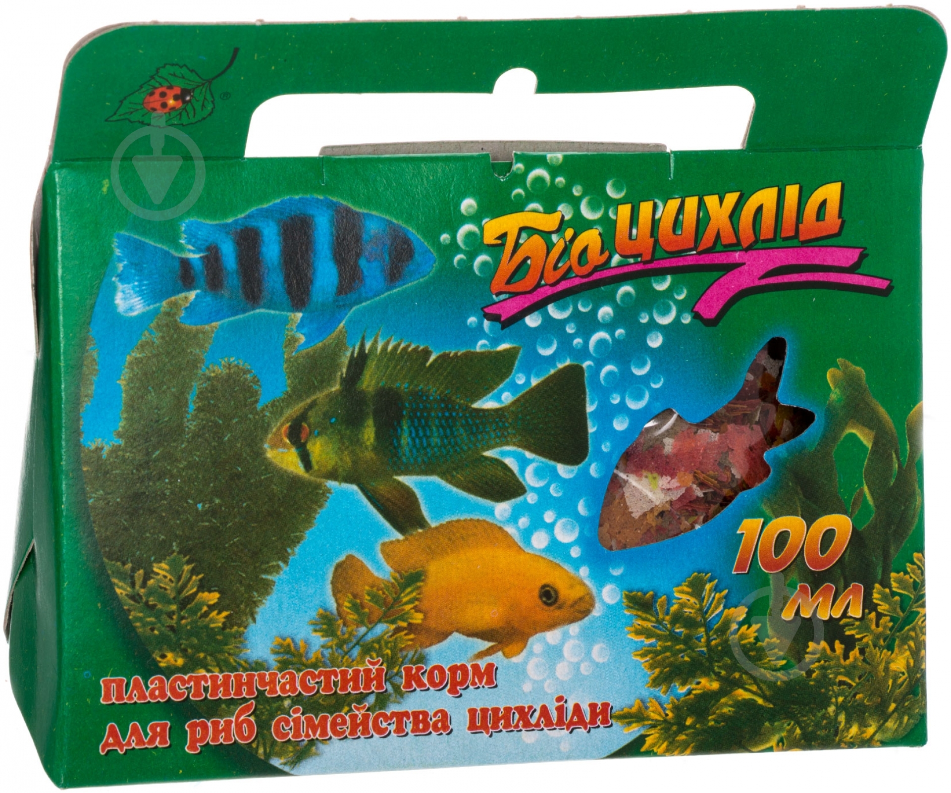 Корм Природа БиоЦихлид 100 мл PR740145 (мука кормовая из рыбы) - фото 1