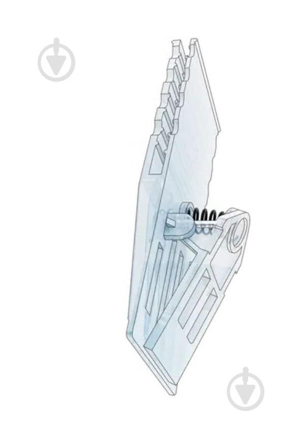 Клипса для корзины VKF Renzel прозрачная 140x61 мм BA-CLI 155 - фото 1