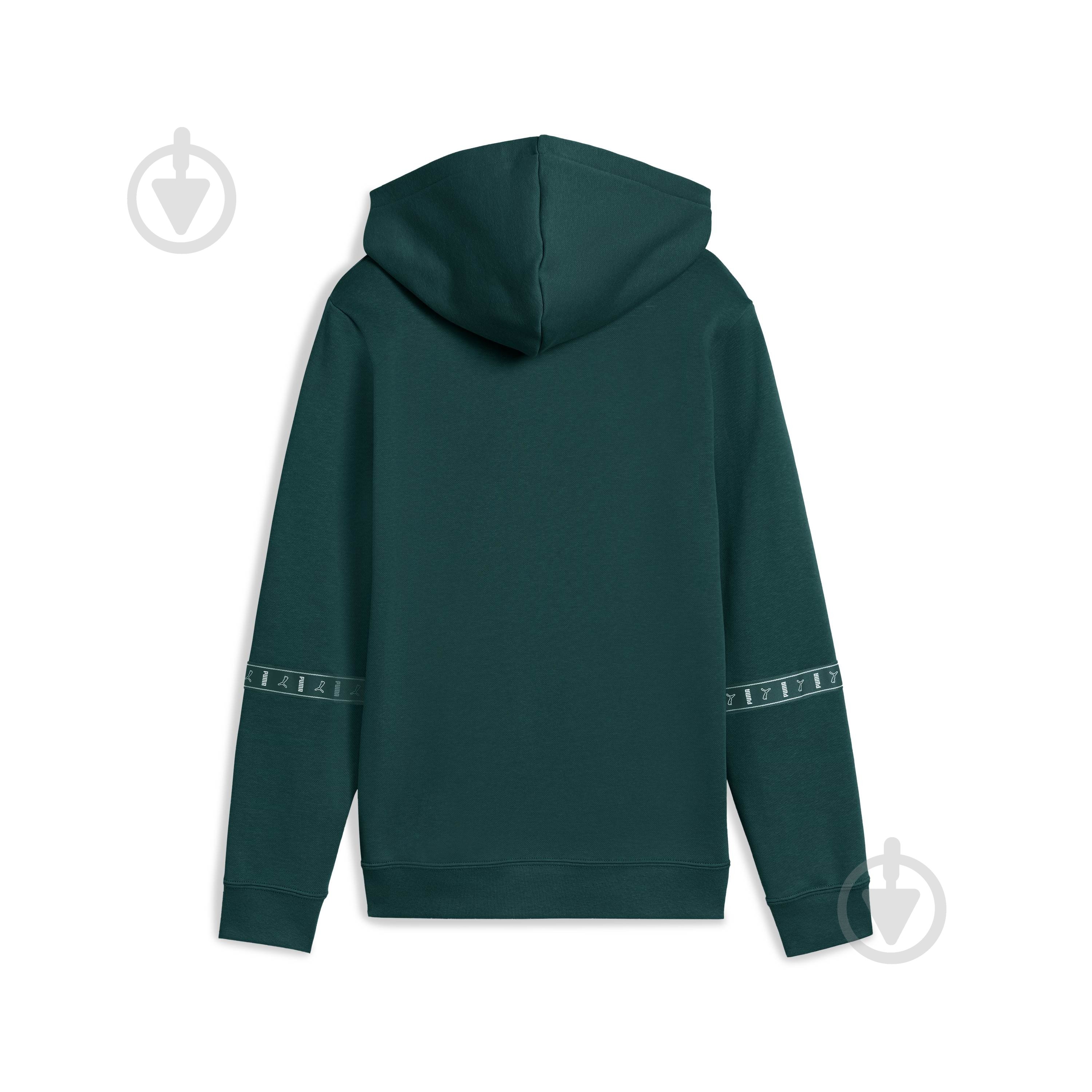 Джемпер Puma ESS TAPE Layout Hoodie FL B 68916975 зеленый - фото 2 Джемпер Puma ESS TAPE Layout Hoodie FL B 68916975 зеленый - фото 2