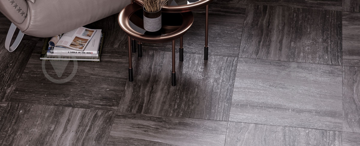 Плитка Allore Group Travertine Anthracite F PC R Mat 1 60x120 см (new 60129994) - фото 3 Плитка Allore Group Travertine Anthracite F PC R Mat 1 60x120 см (new 60129994) - фото 3