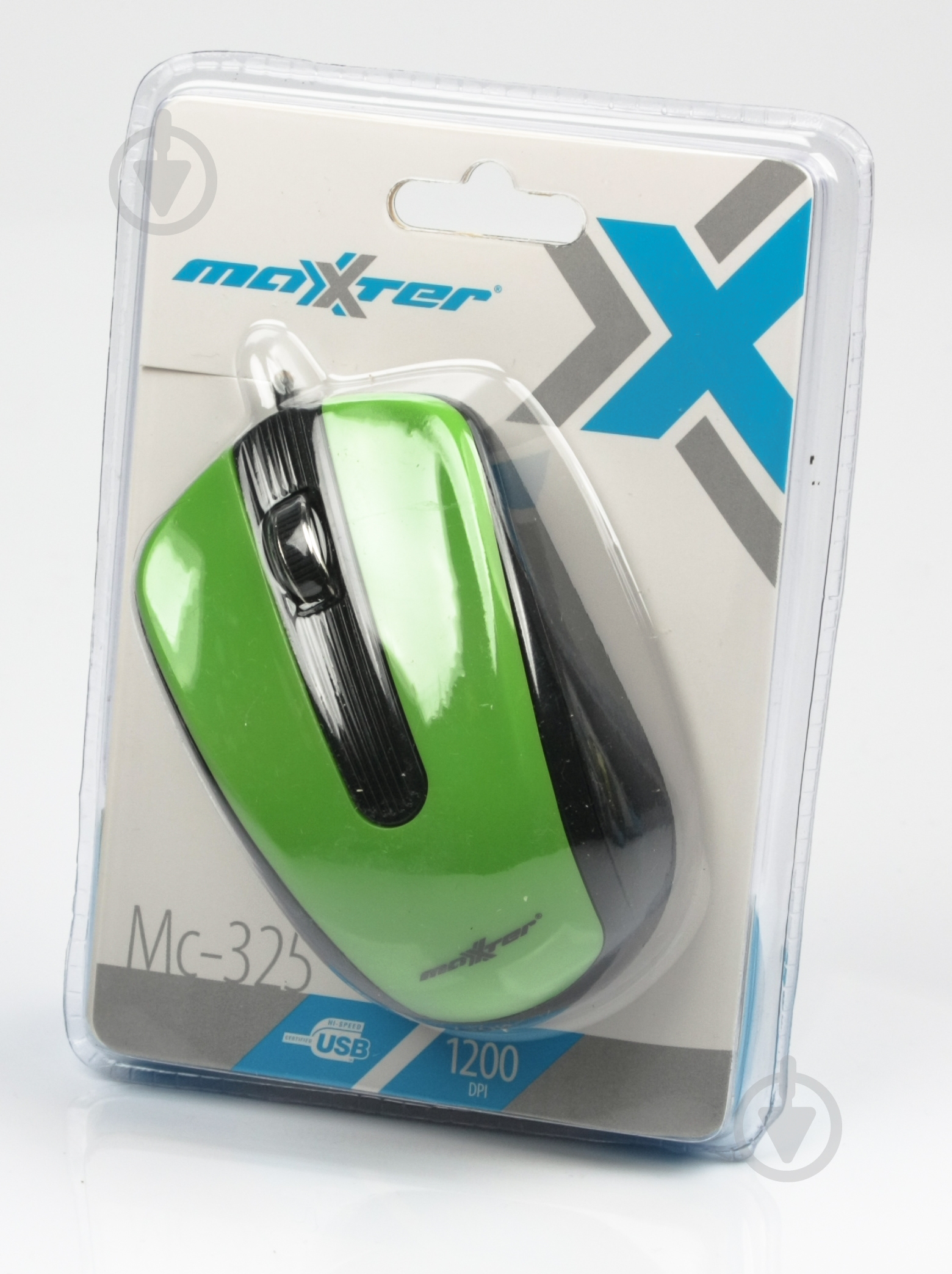 Мышка Maxxter Mc-325-G green - фото 4 Мышка Maxxter Mc-325-G green - фото 4