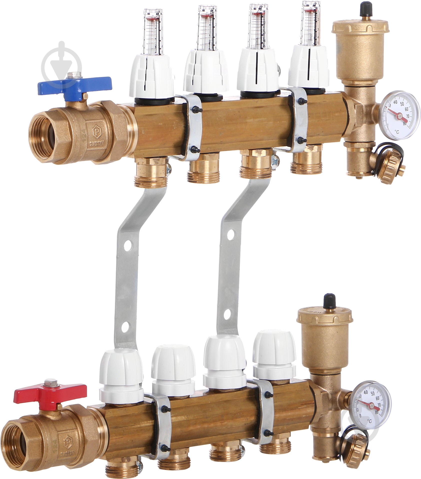 Колектор Capricorn d1'' Premium-3 с евроконусом (4 секции) 9-3650-004-97-22-13 - фото 2