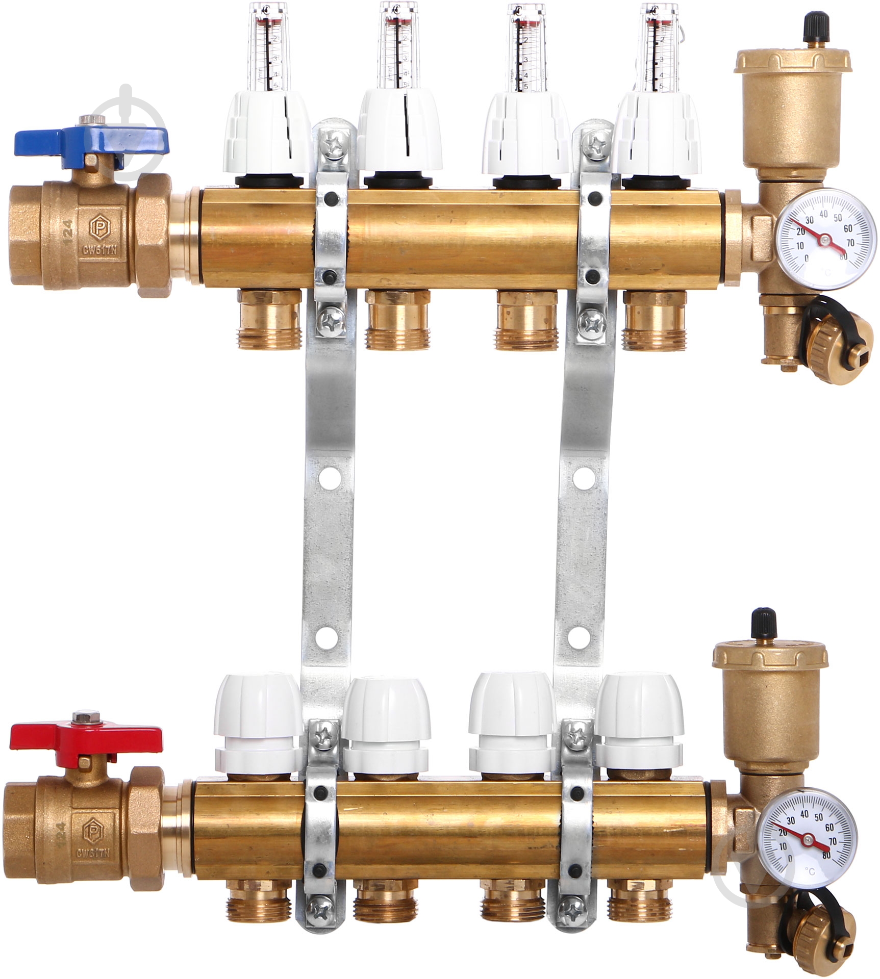 Колектор Capricorn d1'' Premium-3 с евроконусом (4 секции) 9-3650-004-97-22-13 - фото 1