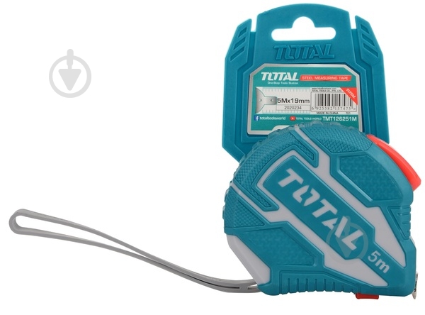 Рулетка Total TMT126251M 5  м x 19  мм - фото 2