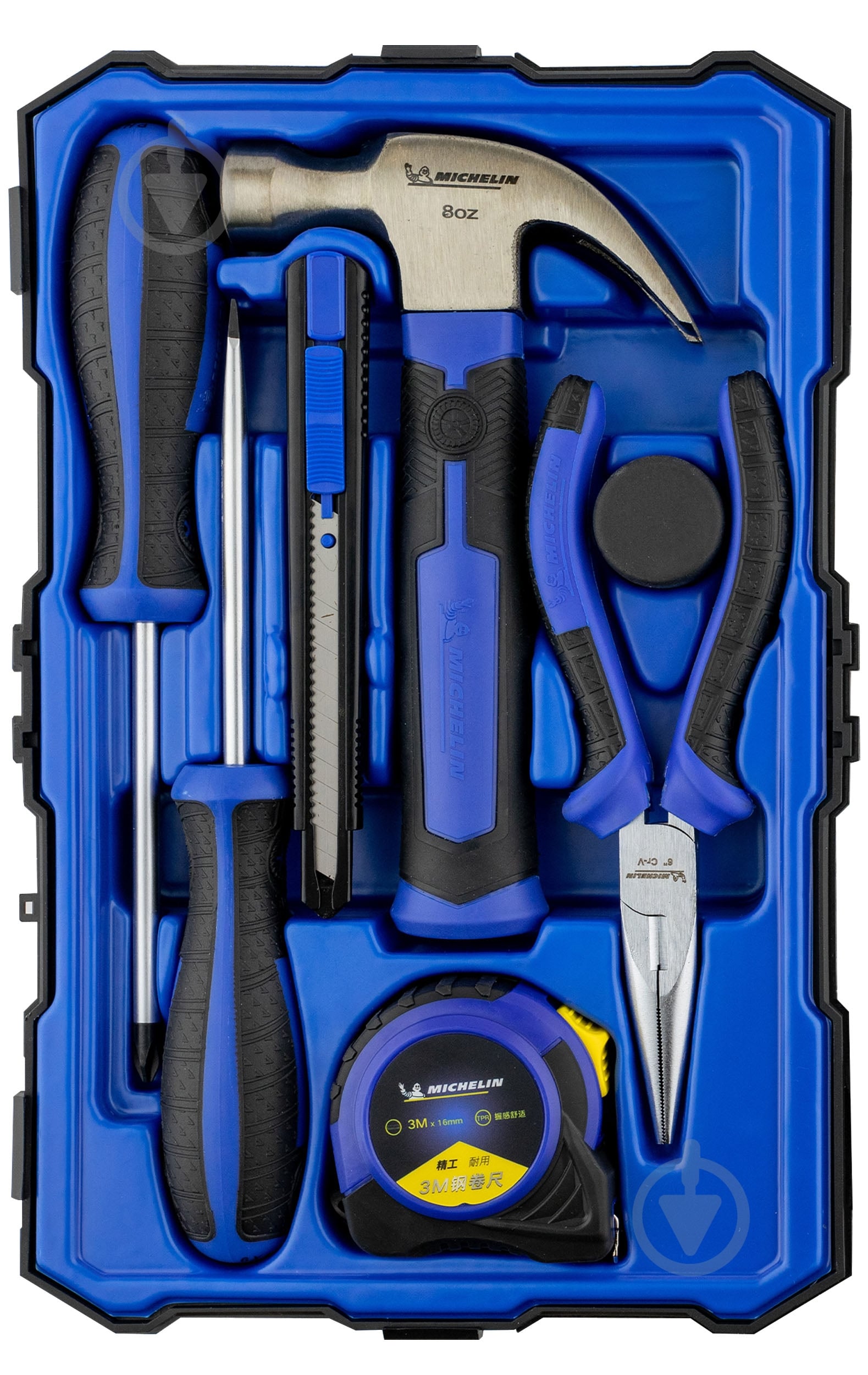 Набор ручного инструмента Michelin Pro Tools Set 8 шт. W33337 - фото 1 Набор ручного инструмента Michelin Pro Tools Set 8 шт. W33337 - фото 1