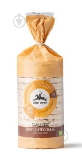 Хлебцы ALCENERO рисовые органические 100 г - фото 1