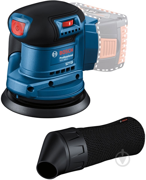 Эксцентриковая шлифмашина Bosch Professional GEX 185-LI 06013A5020 - фото 1
