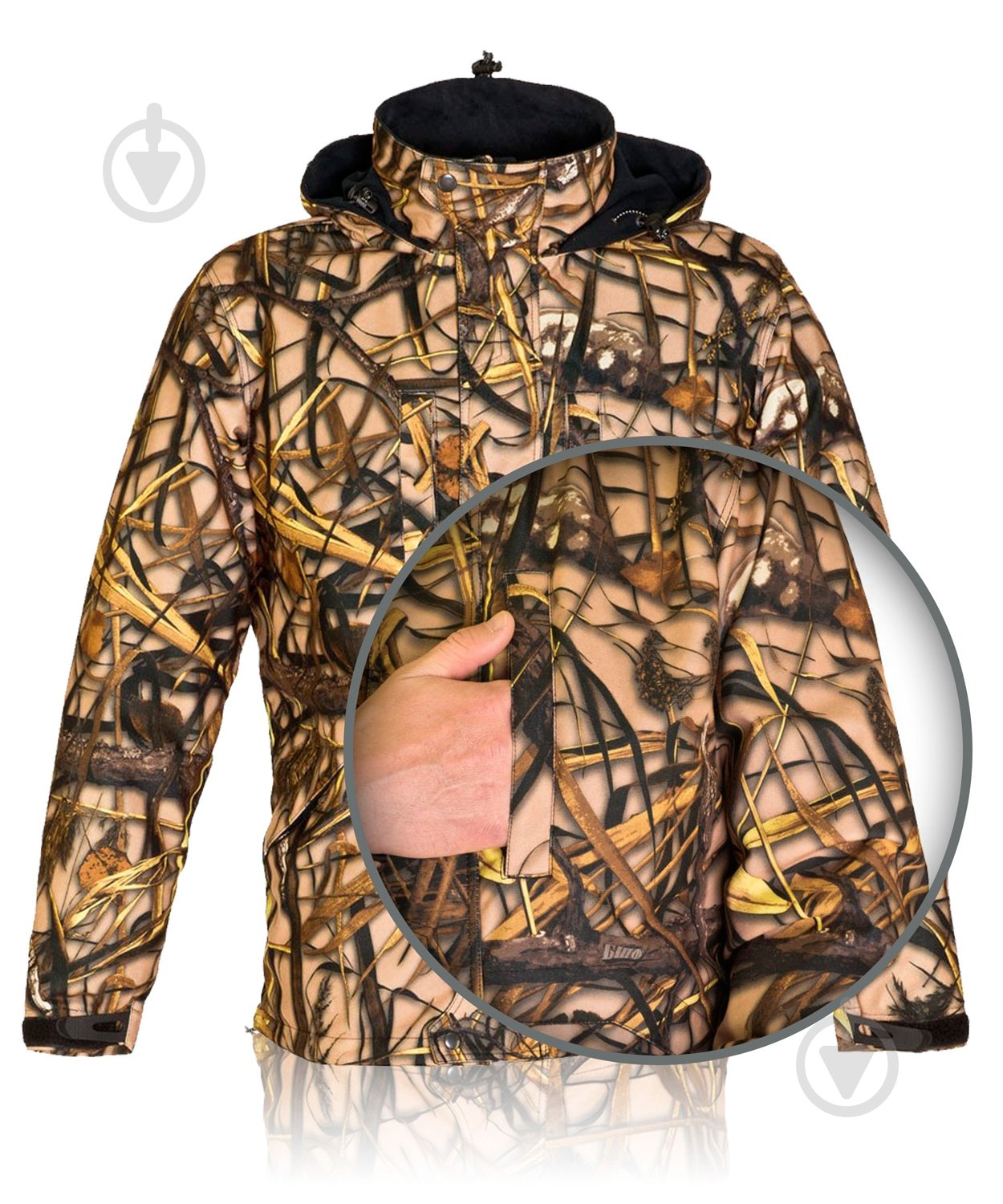 Куртка 1991 ТМ Камыш 49927-52-3 р.L камуфляж - фото 7 Куртка 1991 ТМ Камыш 49927-52-3 р.L камуфляж - фото 7