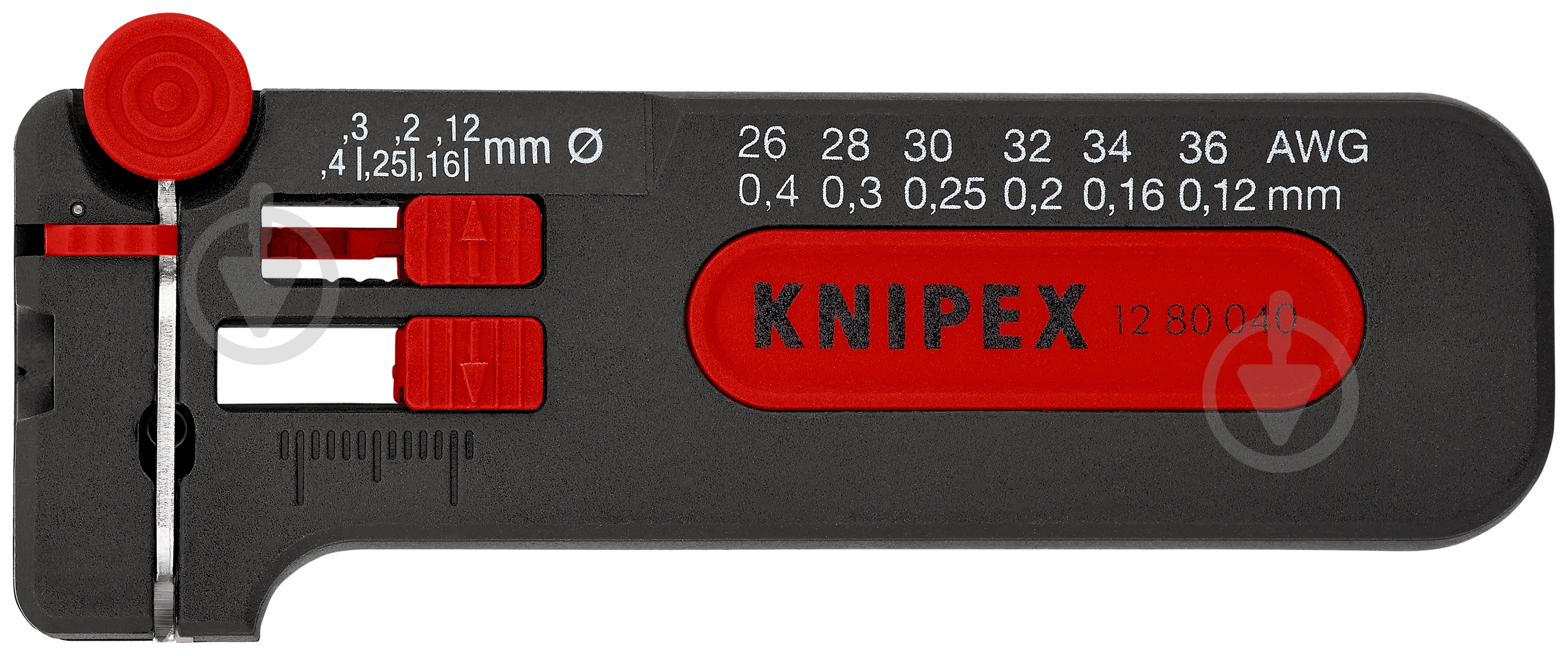 Знімач ізоляції KNIPEX Mini 12 80 040 SB - фото 2 Знімач ізоляції KNIPEX Mini 12 80 040 SB - фото 2