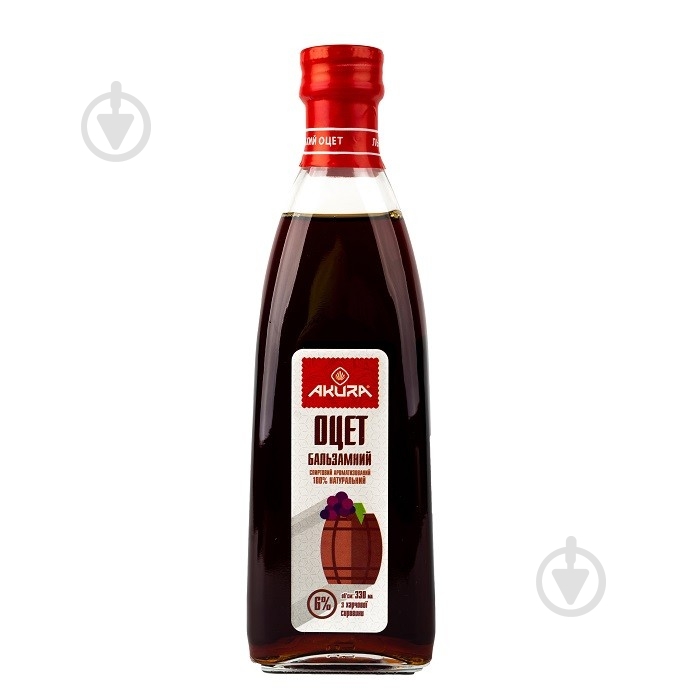 Оцет Akura бальзамний 6% 330 мл - фото 1