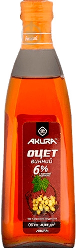 Уксус Acura винный 6% 330 мл - фото 1