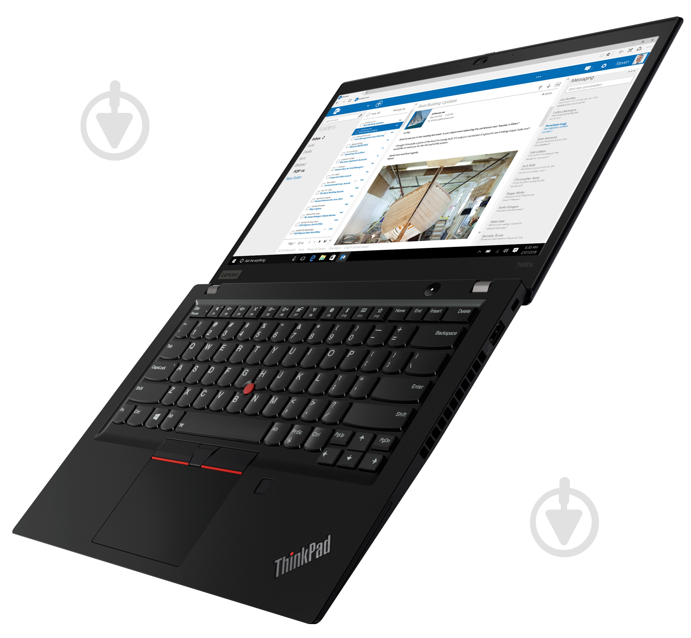 Ноутбук Lenovo ThinkPad T490s 14" (20NY001QRT) - фото 14 Ноутбук Lenovo ThinkPad T490s 14" (20NY001QRT) - фото 14