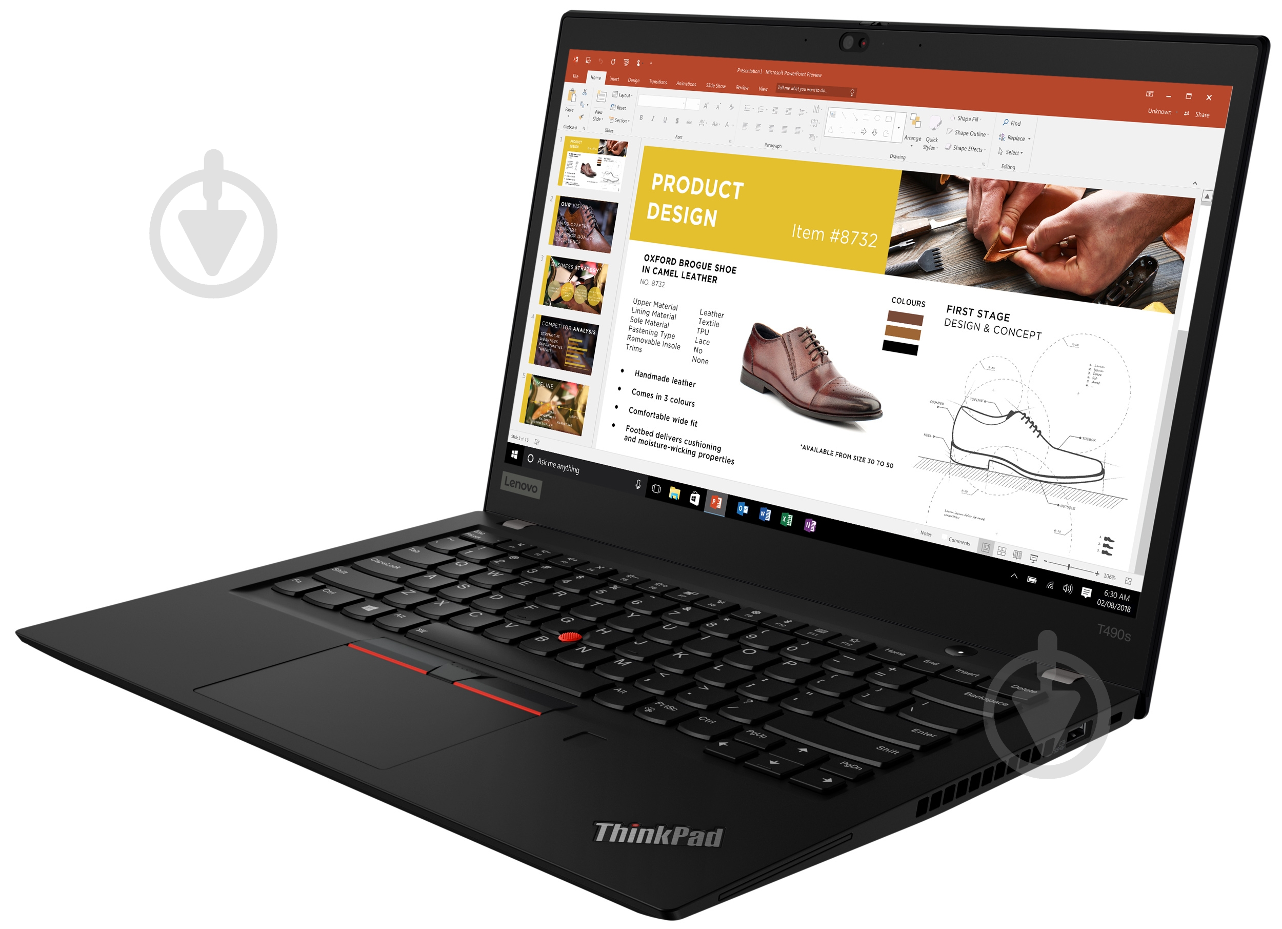 Ноутбук Lenovo ThinkPad T490s 14" (20NY001QRT) - фото 1 Ноутбук Lenovo ThinkPad T490s 14" (20NY001QRT) - фото 1