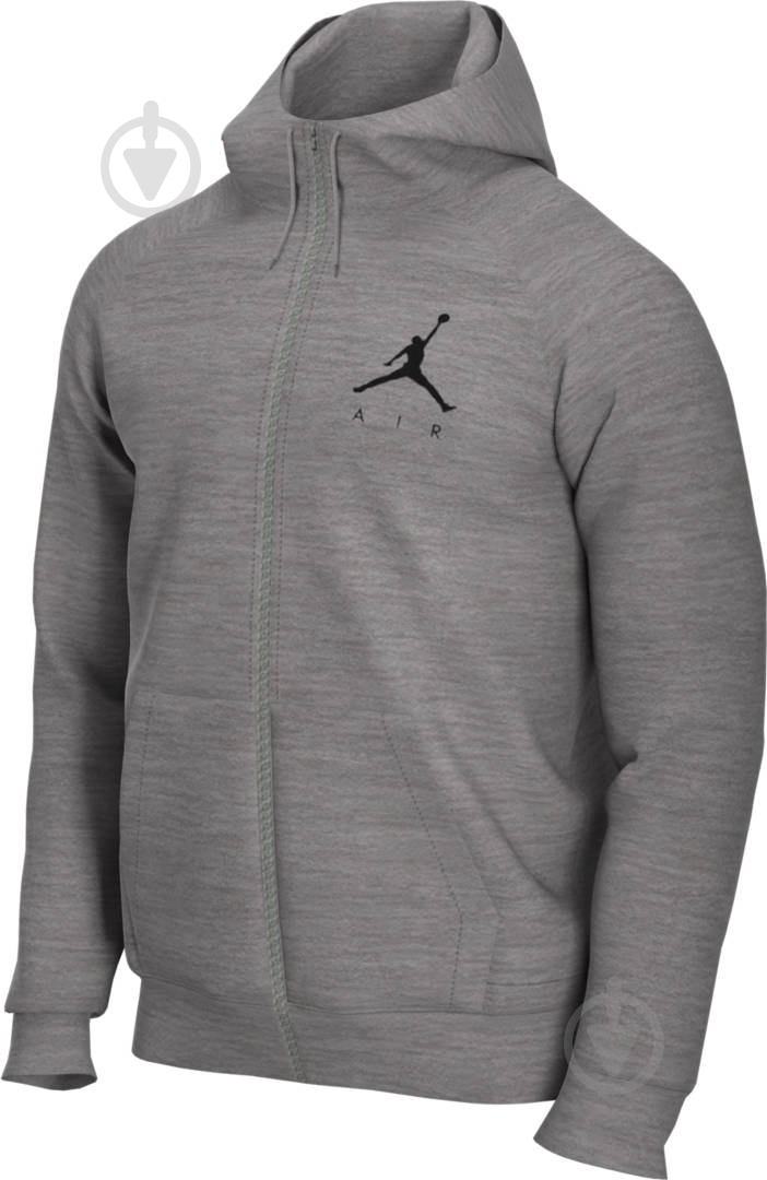 Куртка чоловіча Jordan M J JUMPMAN FLEECE FZ 939998-092 р.XL сіра - фото 3