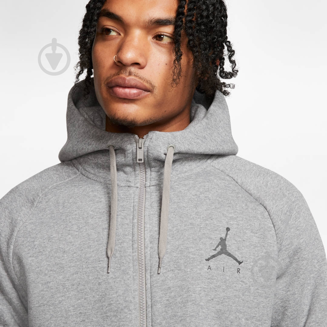 Куртка чоловіча Jordan M J JUMPMAN FLEECE FZ 939998-092 р.XL сіра - фото 6