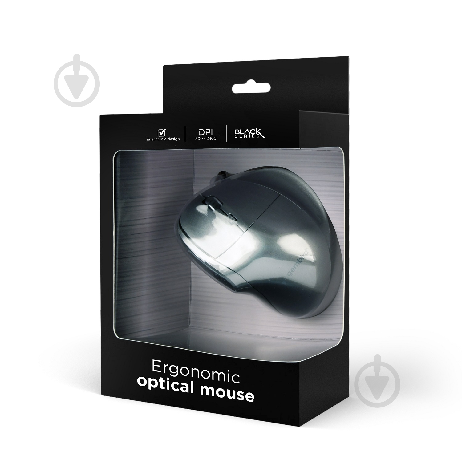 Мышка Gembird MUS-ERGO-02 grey - фото 6