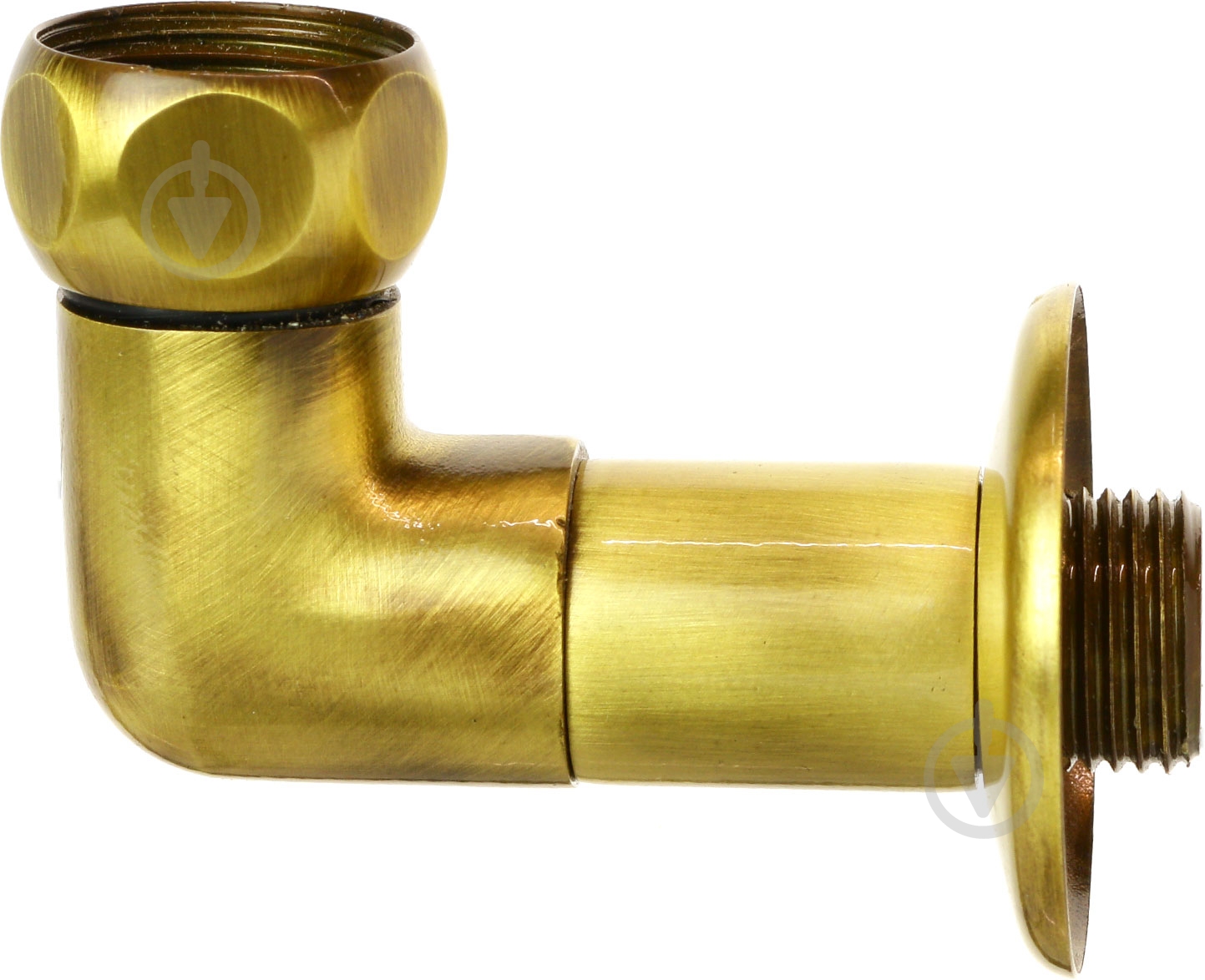 Соединитель угловой АЗОЦМ латунный G3/4хG1/2 - фото 2