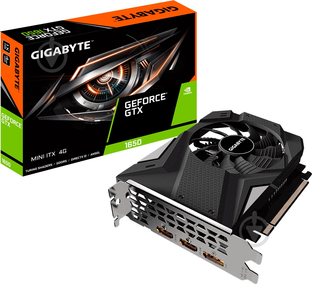 Видеокарта Gigabyte GeForce GTX 1650 4GB GDDR5 128bit (GV-N1650IX-4GD) - фото 7 Видеокарта Gigabyte GeForce GTX 1650 4GB GDDR5 128bit (GV-N1650IX-4GD) - фото 7