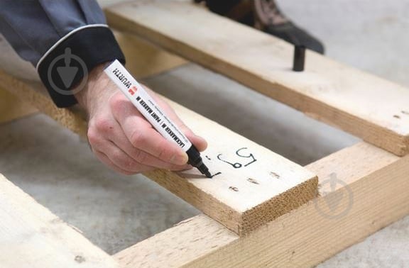 Маркер WURTH лакирующий черный LACMRK-PERMANENT-BLCK-(2-4MM) 1 шт. 0967910301 - фото 2