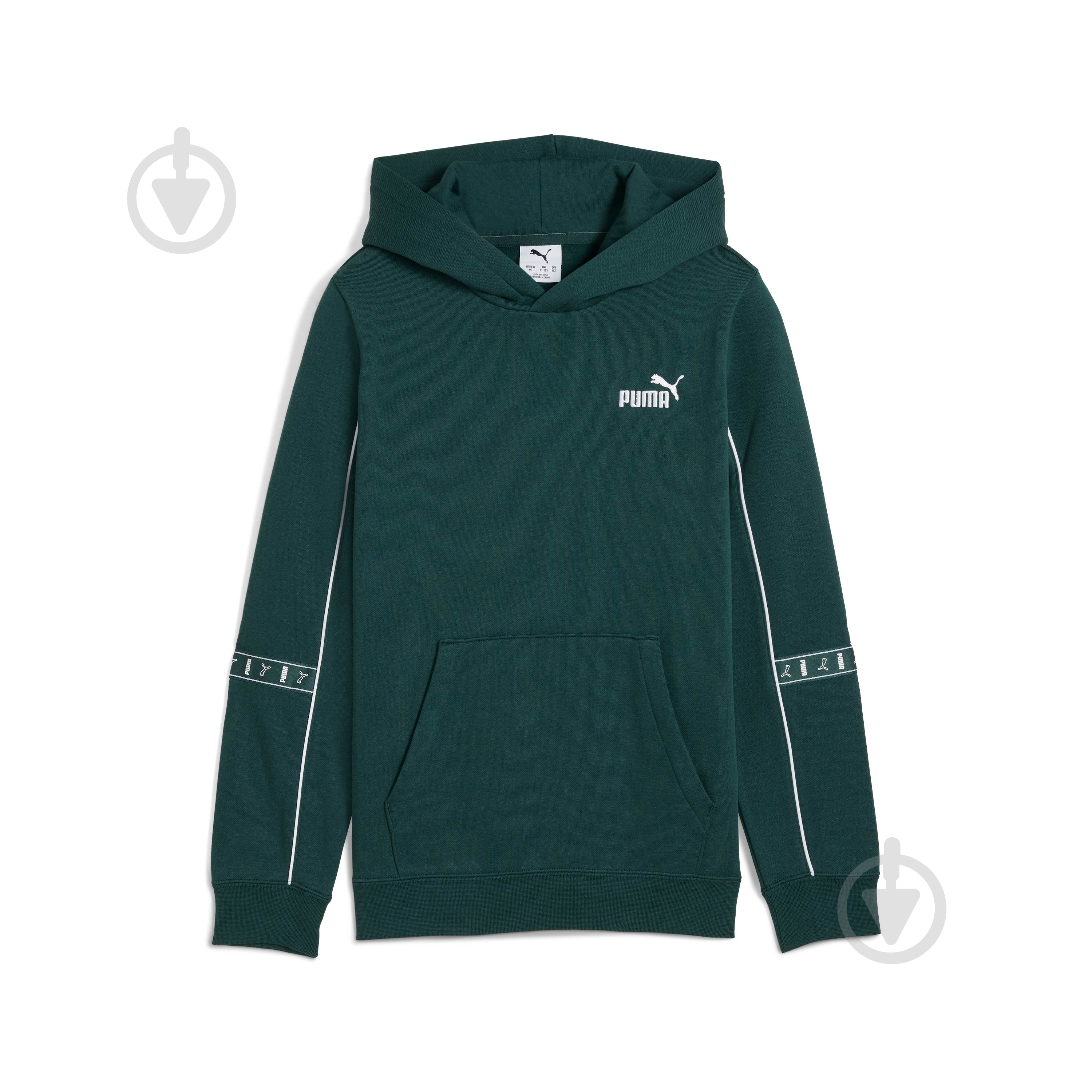 Джемпер Puma ESS TAPE Layout Hoodie FL B 68916975 зеленый - фото 1